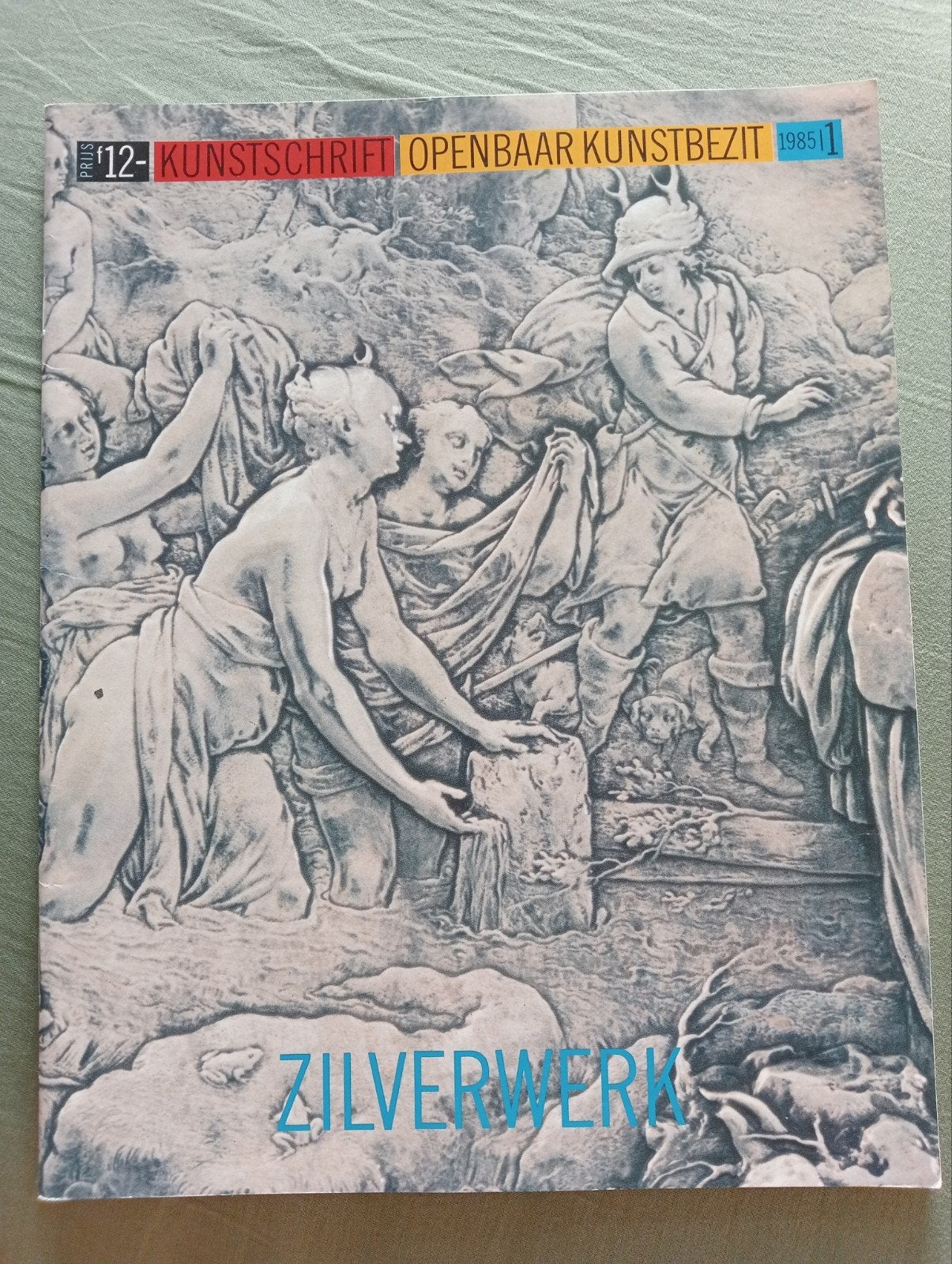 Kunstschrift Openbaar Kunstbezit 1985 - Zilverwerk, Ophalen of Verzenden, Gelezen, Overige typen