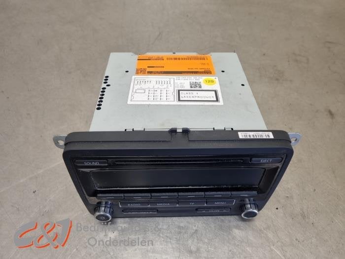 Radio van een Volkswagen Caddy, Gebruikt, -, Volkswagen, -
