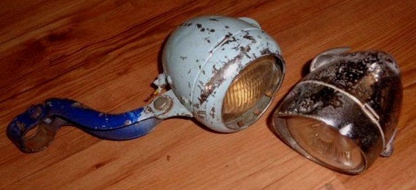 Fiets koplamp rijwiel Miller / Bosch 3 euro voor 2 lampen, Verzenden