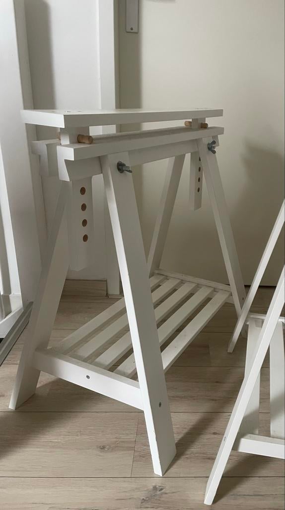 Set van 2  verstelbare IKEA schragen, Ophalen, Gebruikt, Minder dan 130 cm