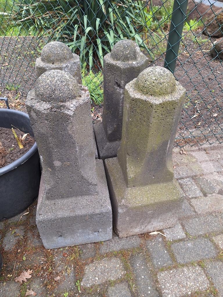 Betonnen paaltjes (Amsterdammertjes) - 5 stuks, Ophalen of Verzenden, Gebruikt, Minder dan 180 cm, Overige typen