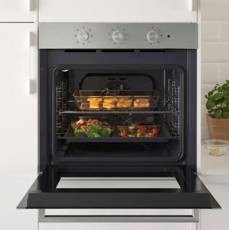 Heteluchtoven, MATÄLSKARE, IKEA 300 roestvrij staal, Ophalen, Gebruikt, 50 tot 100 cm, Minder dan 100 cm