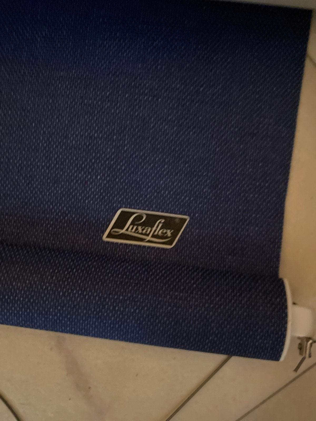 Luxaflex Duo Rolgordijn - Blauw - Zo goed als nieuw, Inclusief montageonderdelen, Duo rolgordijn, Blauw, Ophalen of Verzenden