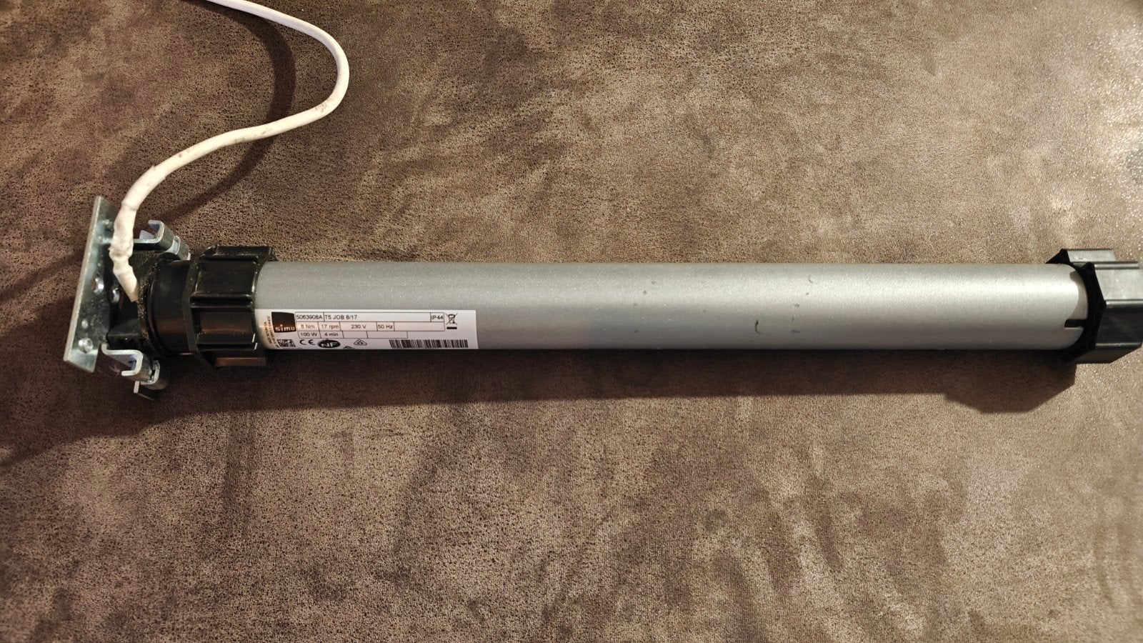 Simu T5 8/17 8Nm 100W 230V, Doe-het-zelf en Verbouw, Rolluiken, 200 cm of meer, Ophalen of Verzenden, Zo goed als nieuw, 200 cm of meer