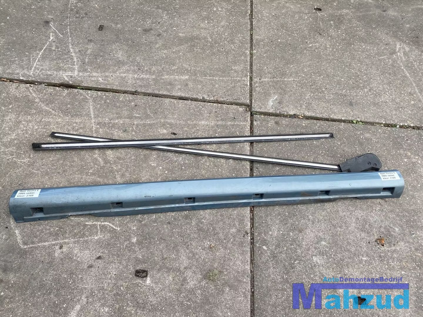 OPEL VECTRA C Sedan GTS Blauw Z169 Links zijskirt sidekirt, Auto-onderdelen, Gebruikt, Opel Automobile GmbH, Ophalen of Verzenden