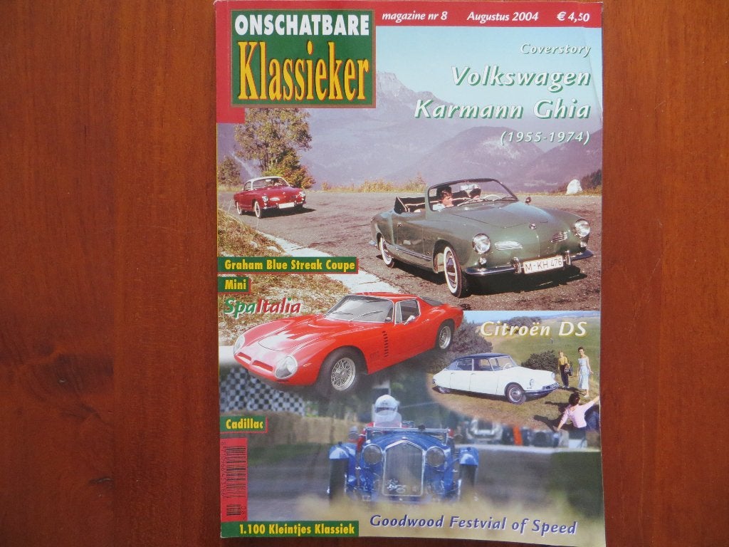Onschatbare Klassieker 8 2004 Volkswagen Karmann Ghia, Boeken, Ophalen of Verzenden, Nieuw, Volkswagen