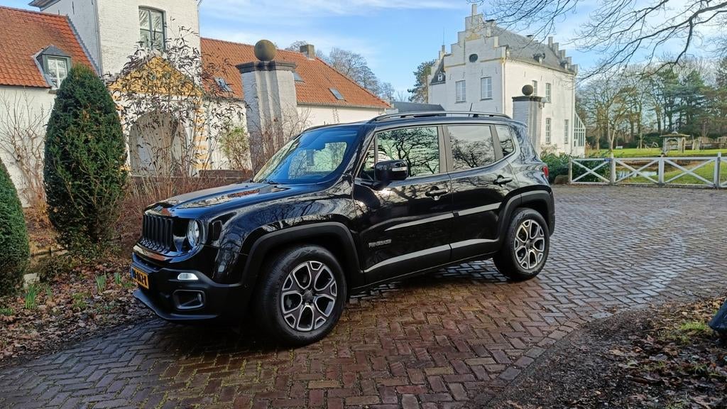 Jeep Renegade 1.4 Turbo 11/2017 ,opendak, trekhaak, Auto's, Jeep, Voorwielaandrijving, Stof, 4 cilinders, 400 kg