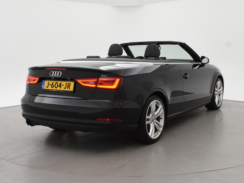 Audi A3 Cabriolet 1.4 TFSI S-TRONIC AUT. + STOELVERWARMING |, Auto's, Audi, Gebruikt, Cabriolet, 4 stoelen, Zwart