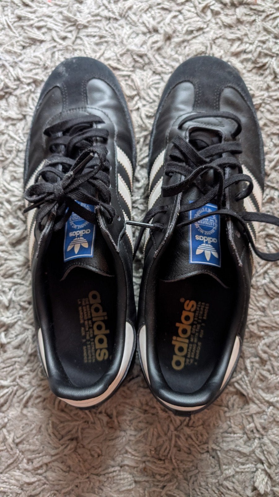 Adidas Samba OG Sneakers Zwart Maat 47 1/3, Kleding | Heren, Schoenen, Ophalen of Verzenden