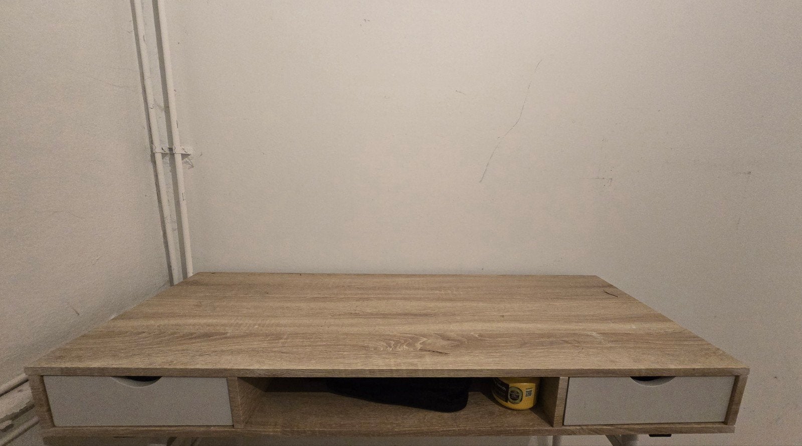 IKEA Bureau met lades - Licht houtkleur, Met lades, Gebruikt, Spaanplaat of MDF, Ophalen of Verzenden