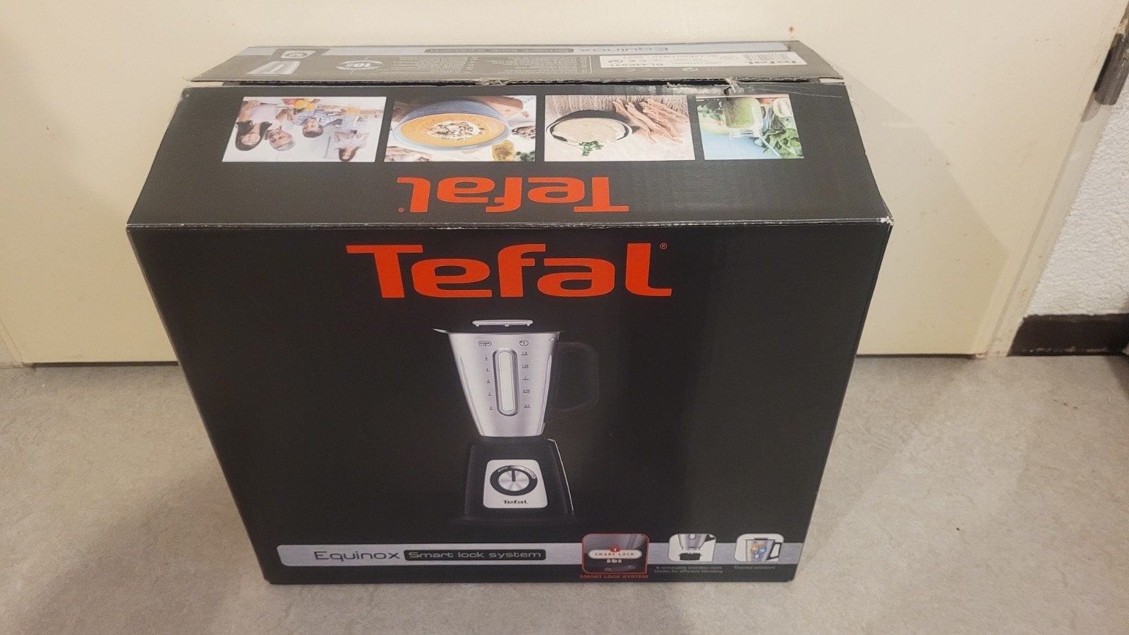 Tefal Equinox Smart Lock System Blender - Compleet met doos, Ophalen of Verzenden, Zo goed als nieuw, Blender