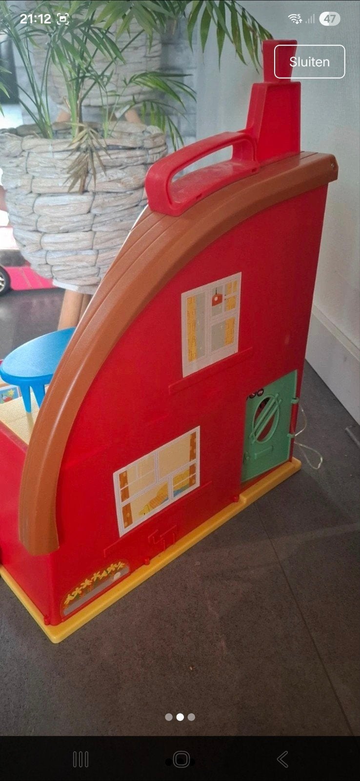 Bing huis met poppetjes en meubels, Ophalen of Verzenden