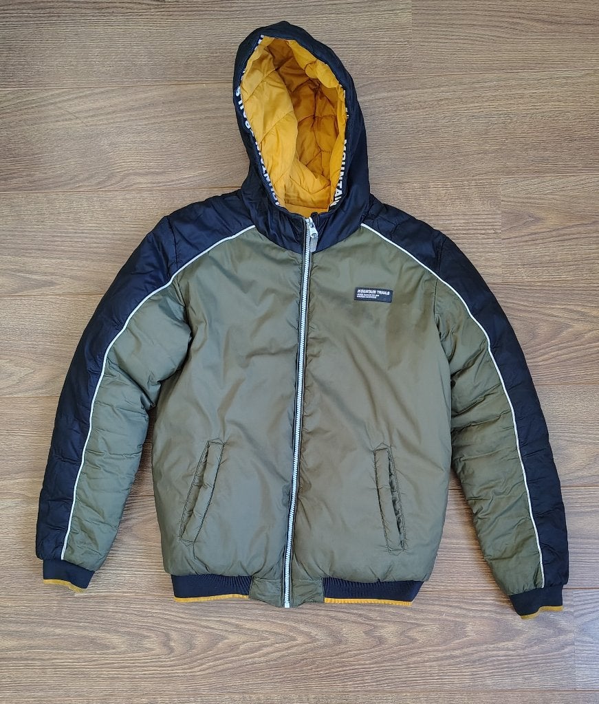 Winterjas reversible (170/176), Ophalen of Verzenden, Gebruikt, Maat 170