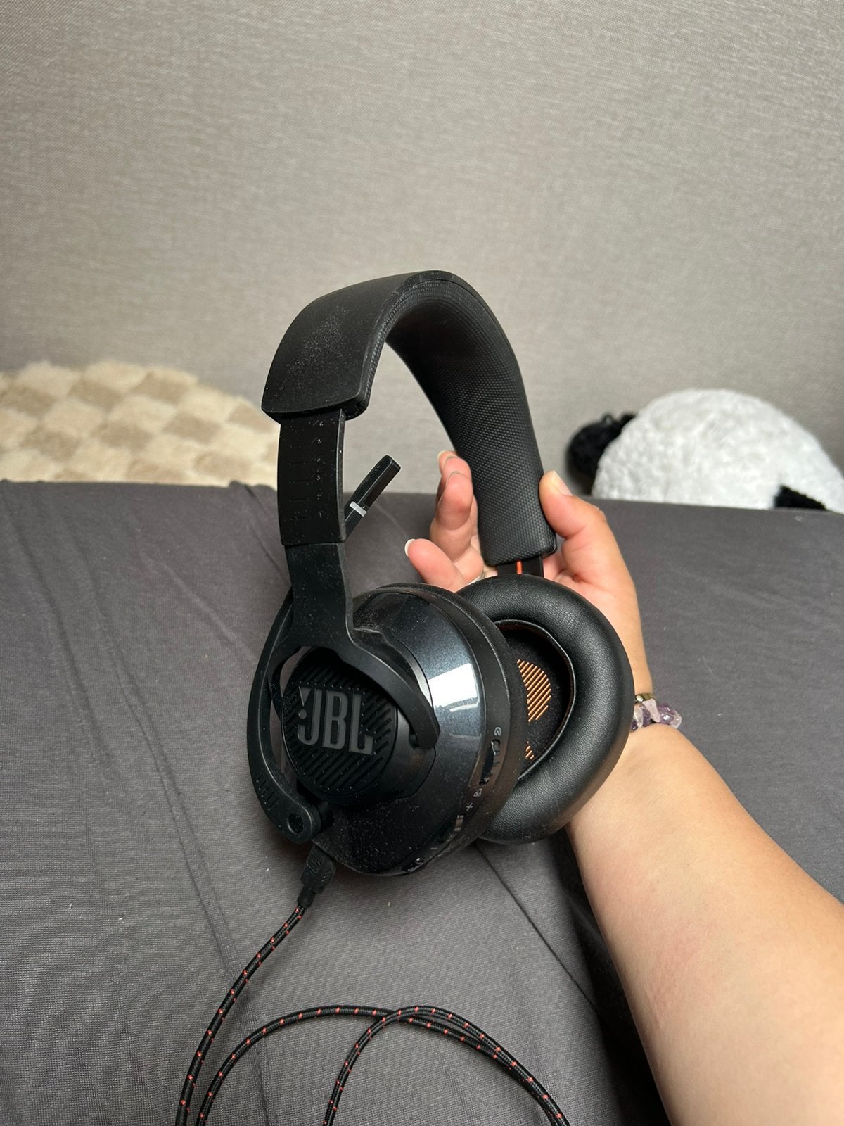 JBL gaming headset, Computers en Software, Ophalen of Verzenden, Zo goed als nieuw, Over-ear, Gaming headset