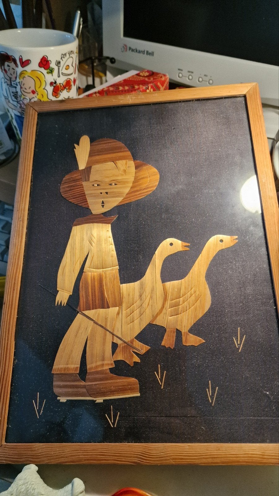 Kunst uit Indonesië. Is vintage., Ophalen of Verzenden