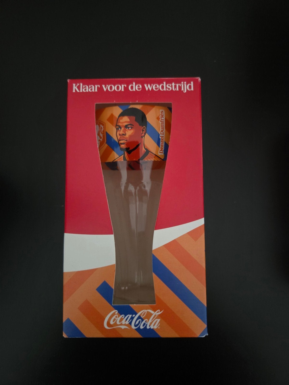 Denzel Dumfries WK Coca-Cola glas, Ophalen of Verzenden, Nieuw