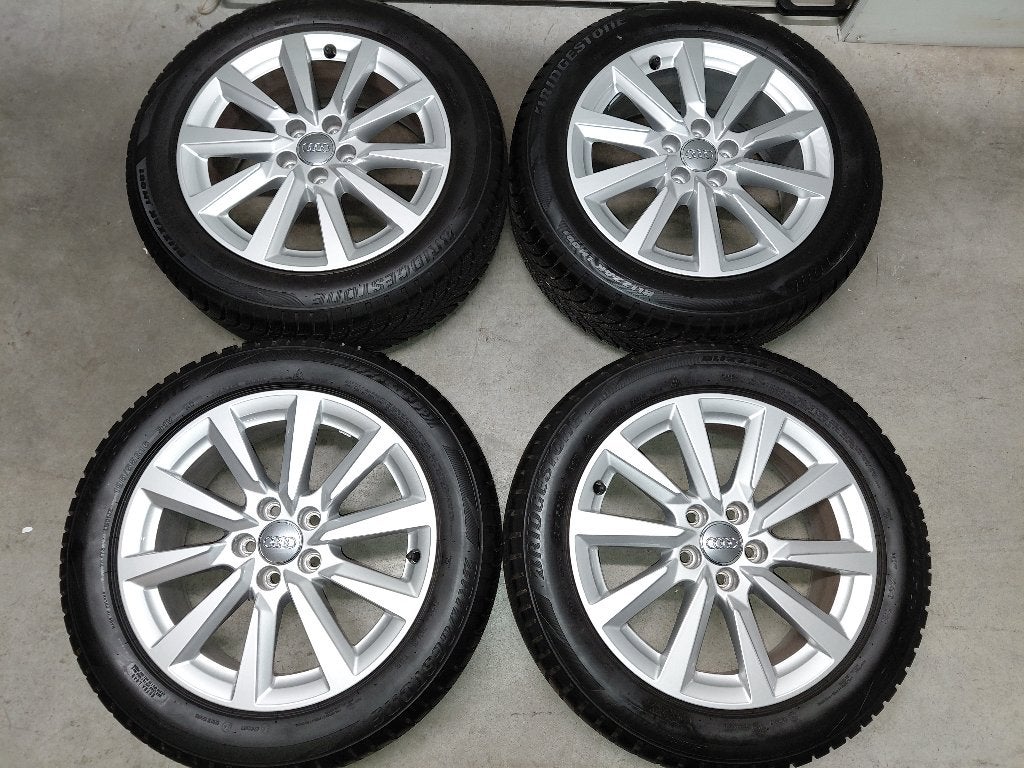 Originele 16 inch velgen met winterbanden Audi A1, Auto-onderdelen, Ophalen, Gebruikt, 16 inch, Banden en Velgen