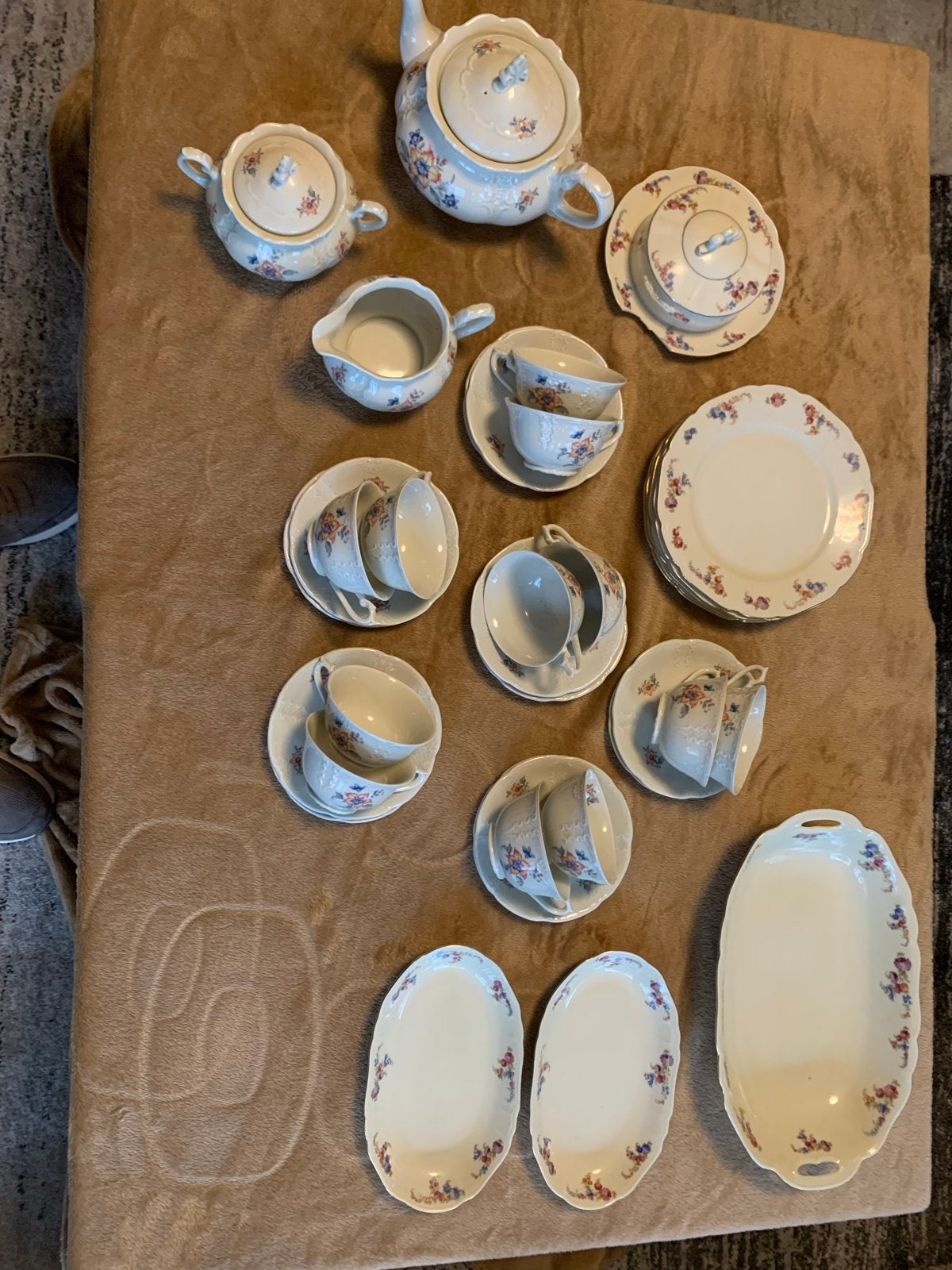 Vintage Mosa Maastricht & Furstenberg Bavaria Servies, Antiek en Kunst, Antiek | Servies compleet, Ophalen
