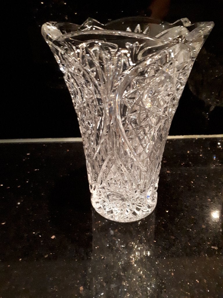 Kristallen vaas, Antiek en Kunst, Ophalen of Verzenden