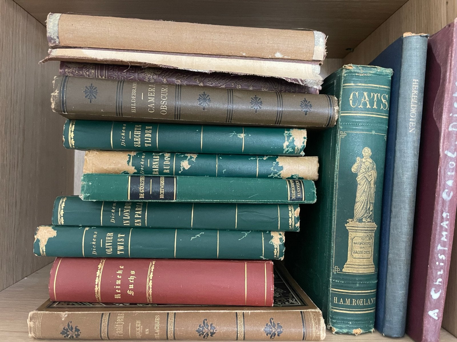 Collectie Oude Boeken: Couperus, Vondel, Cats, Dickens en me, Antiek en Kunst, Antiek | Boeken en Bijbels, Ophalen