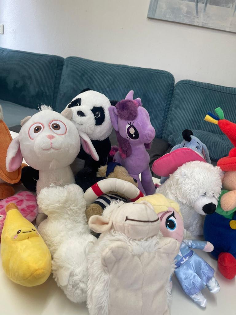 Grote verzameling knuffels - diverse karakters, Ophalen, Gebruikt, Disney, Middelgroot (20 tot 80 cm)