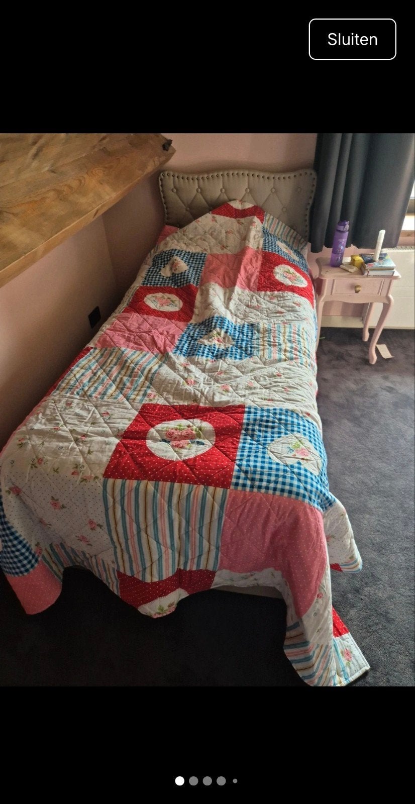 bed sprei 1 pers. van Jet, Zo goed als nieuw, Ophalen, Katoen, Overige typen