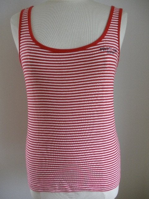RALPH LAUREN top rood wit streep maat S, Kleding | Dames, Maat 38/40 (M), Ophalen of Verzenden, Zo goed als nieuw, Ralph Lauren