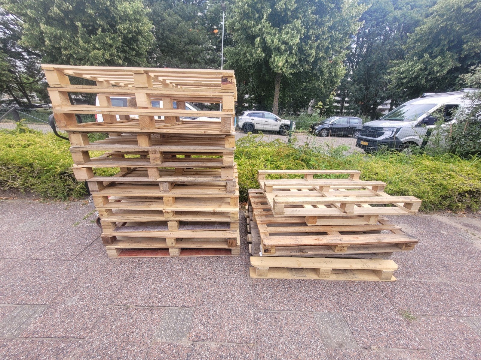 Gratis pallets brandhout, Minder dan 3 m³, Ophalen, Overige houtsoorten, Blokken