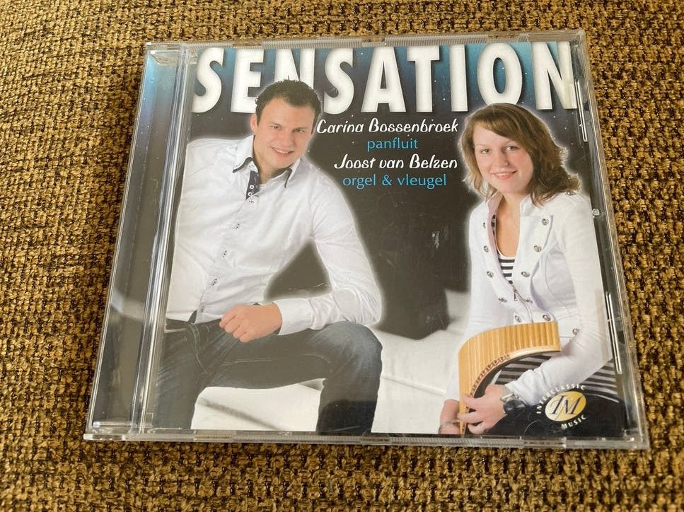 Sensation - Carina Bossenbroek (panfluit) & Joost van Belzen, Overige componisten, Ophalen of Verzenden, Zo goed als nieuw, Inclusief doosje
