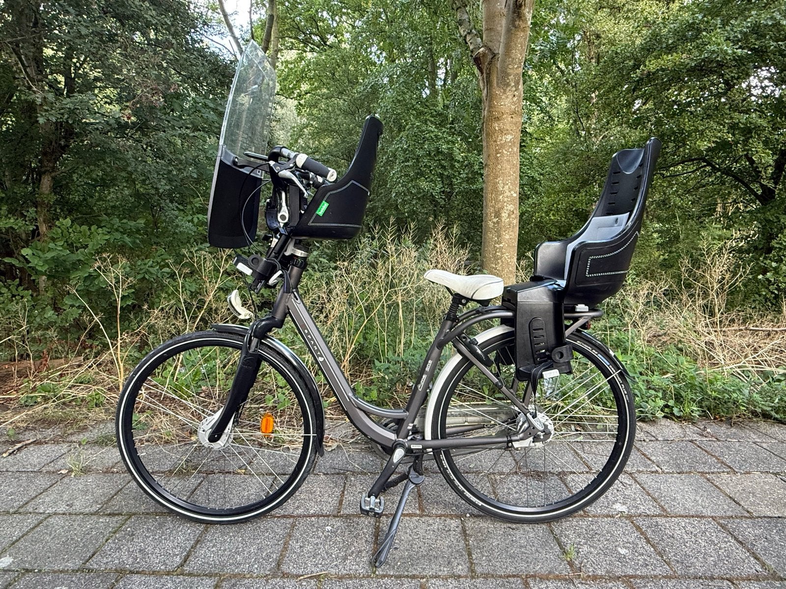 Sparta Amazone moederfiets – Shimano 7 - kinderzitjes, Fietsen en Brommers, Ophalen, Sparta, Gebruikt, 47 tot 50 cm
