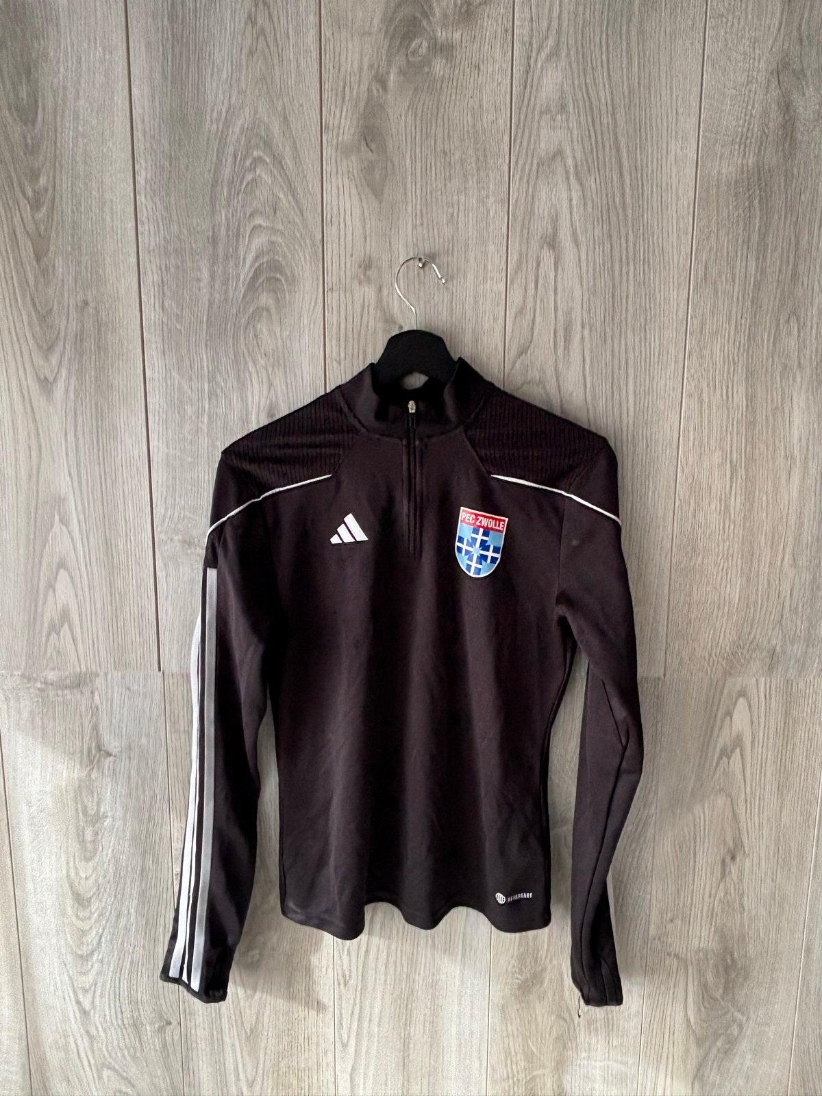 Adidas PEC Zwolle trainingstrui maat M, Ophalen, Maat 48/50 (M), Zwart, Nieuw