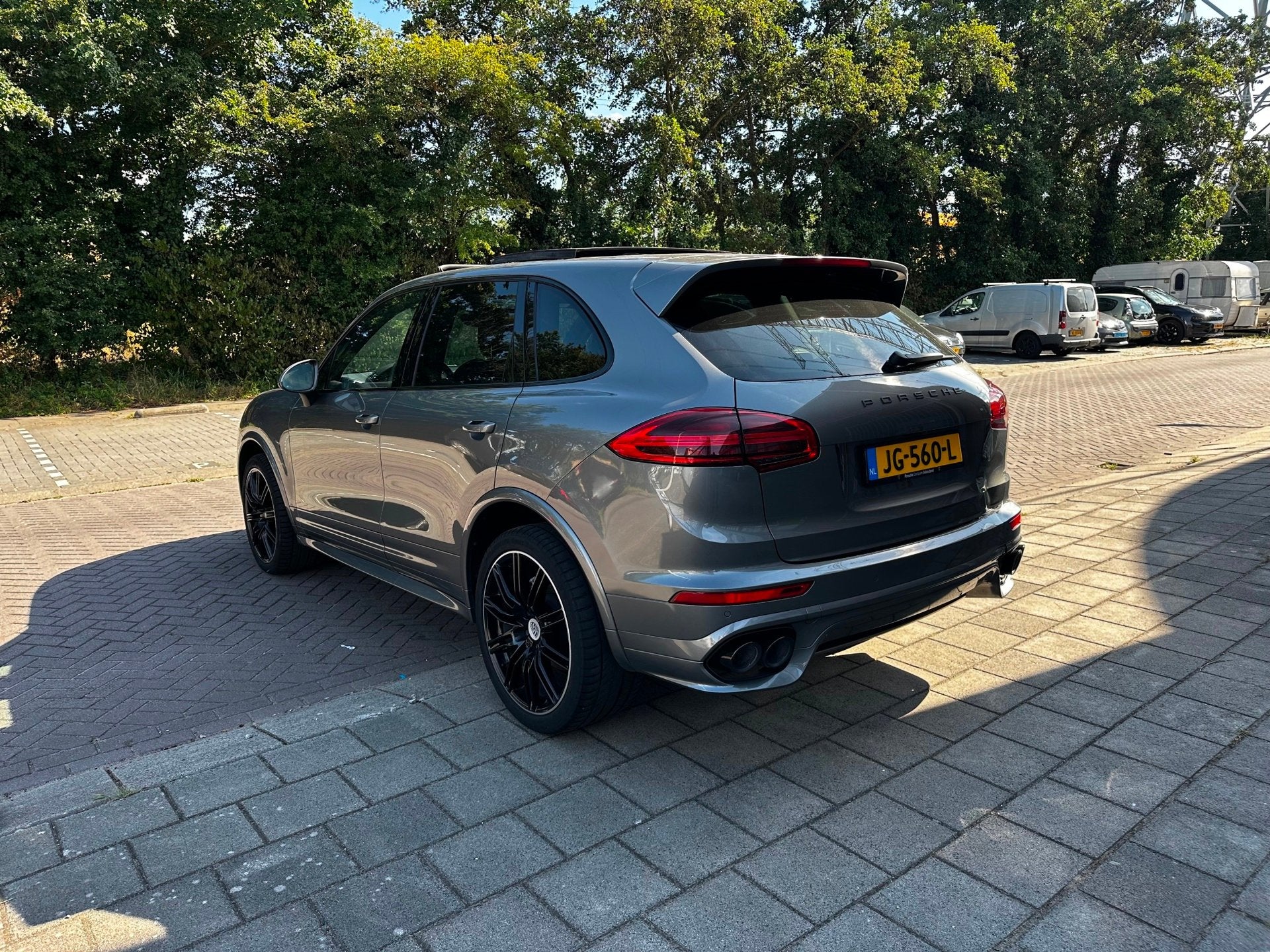 Porsche Cayenne 4.2 D S, Gebruikt, Leder en Stof, Bedrijf, Vierwielaandrijving