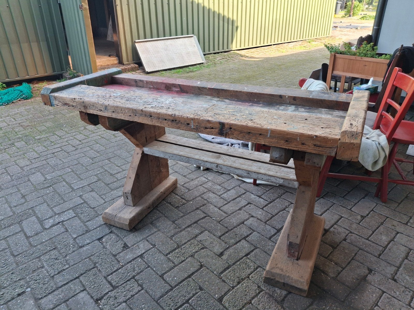 oude werkbank