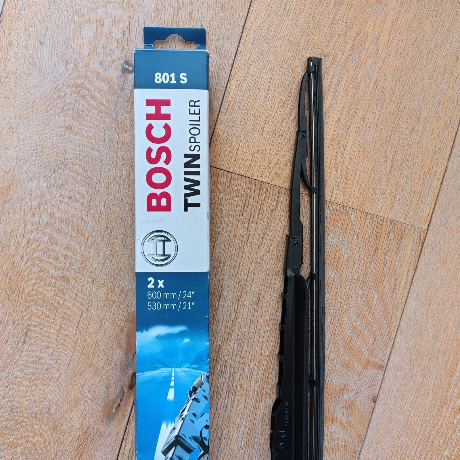 1 Bosch Ruitenwisser 600mm/24" 801S Twin Spoiler, Ophalen, Nieuw