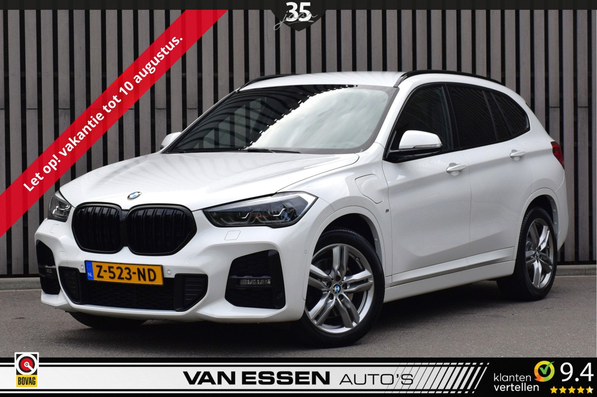 BMW X1 xDrive25e M-Sport Navigatie Led Stoelverw. Cruise Con, Auto's, BMW, 8 kWh, Wit, Bedrijf, Vierwielaandrijving