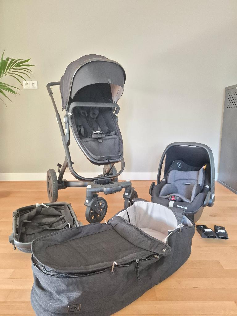 Joolz Geo2 + maxicosy en adapters, Gebruikt, Combiwagen, Verstelbare duwstang, Ophalen