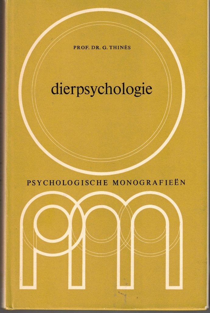 Dierpsychologie - G. Thinès, Gelezen, Ophalen of Verzenden, Overige onderwerpen, G. Thinès