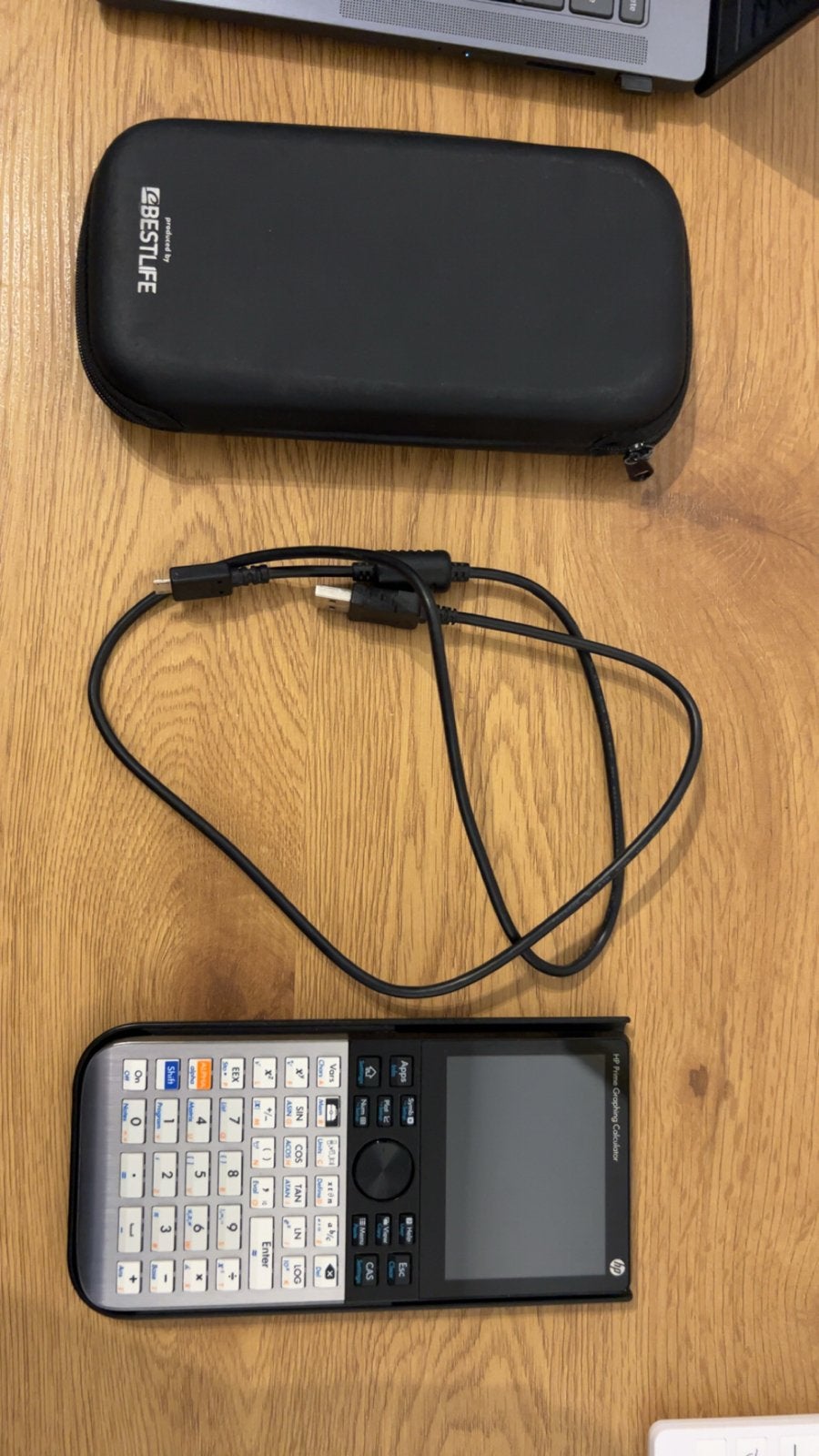 HP Prime grafische rekenmachine met hoesje en oplader, Ophalen of Verzenden, Grafische rekenmachine, Zo goed als nieuw
