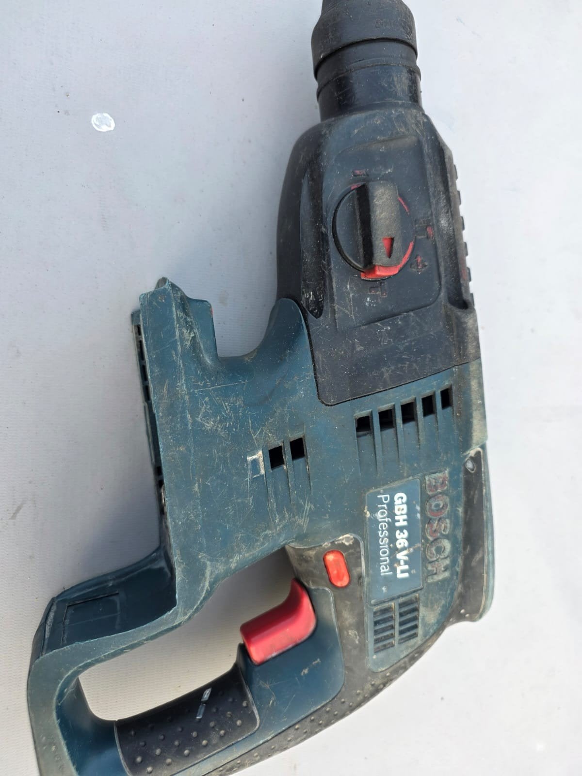 Defecte Bosch GBH 36V-LI Professional Boorhamer, Boor- en/of Breekhamer, Ophalen of Verzenden, Klopboormechanisme, Gebruikt