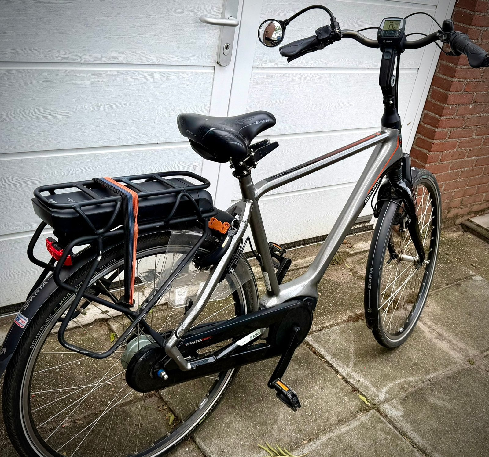 M8B Sparta Ebike in topstaat (500) Beste van marktplaats, Ophalen, Sparta, Zo goed als nieuw, 50 km per accu of meer