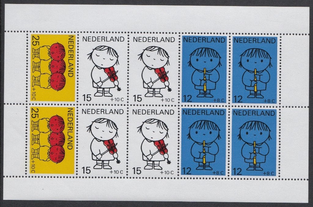 Nederland 1969 937 Kinder-blok Bruna, Postfris, Postzegels en Munten, Postzegels | Nederland, Ophalen of Verzenden, Na 1940, Postfris