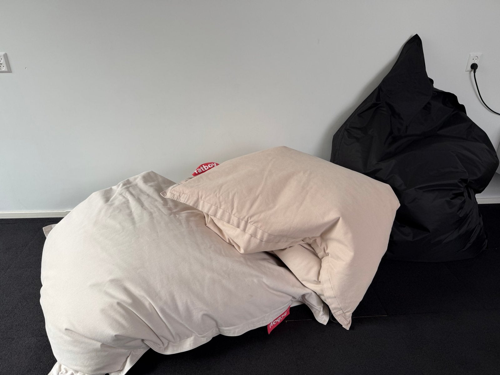 Grote Fatboy zitzakken - Canvas, Ophalen of Verzenden, Gebruikt, Meerkleurig, Zitzak