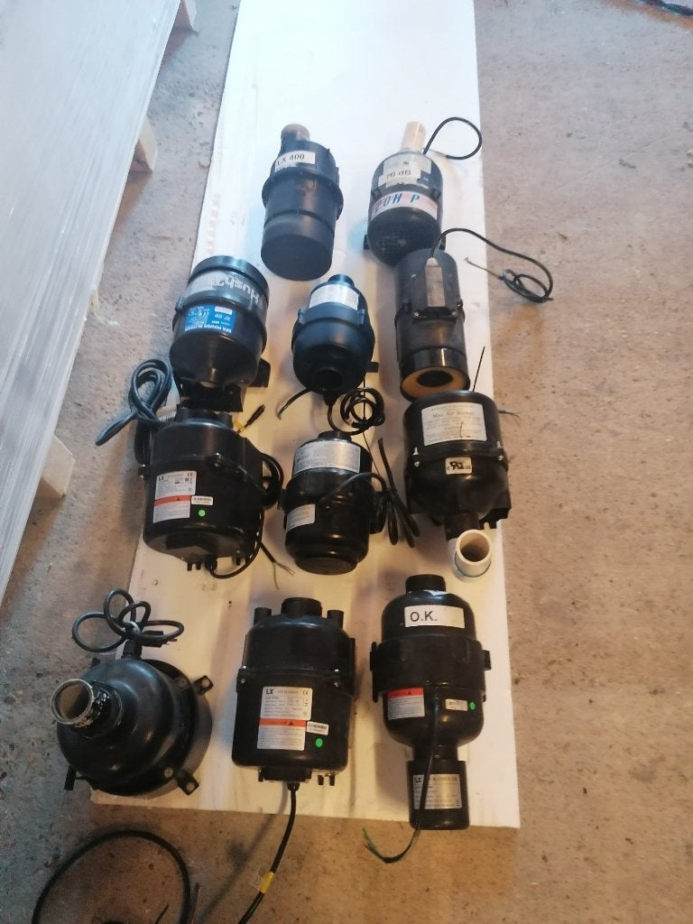 jacuzzi blowers, pompen en heaters, Ophalen of Verzenden