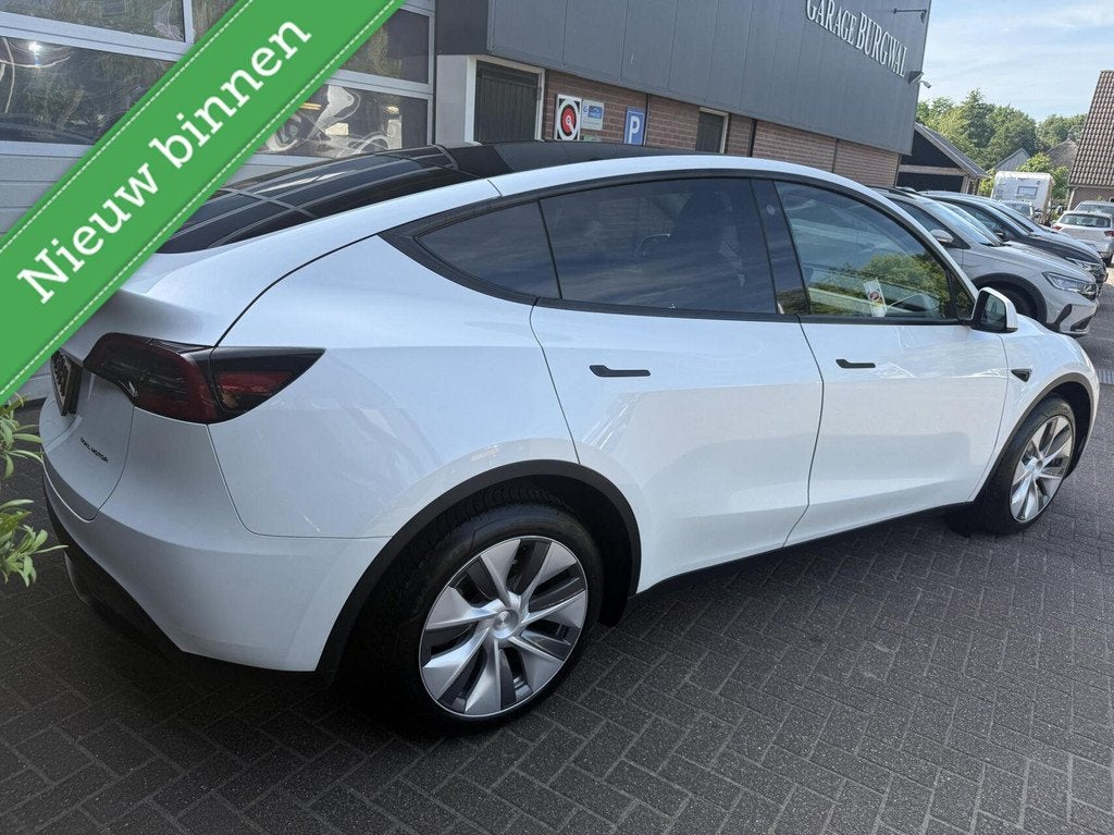 Tesla Model Y Long Range AWD 75 kWh SOH 91% WARMTEPOMP *ALL-, Automaat, 12 maanden, Gebruikt, Zwart