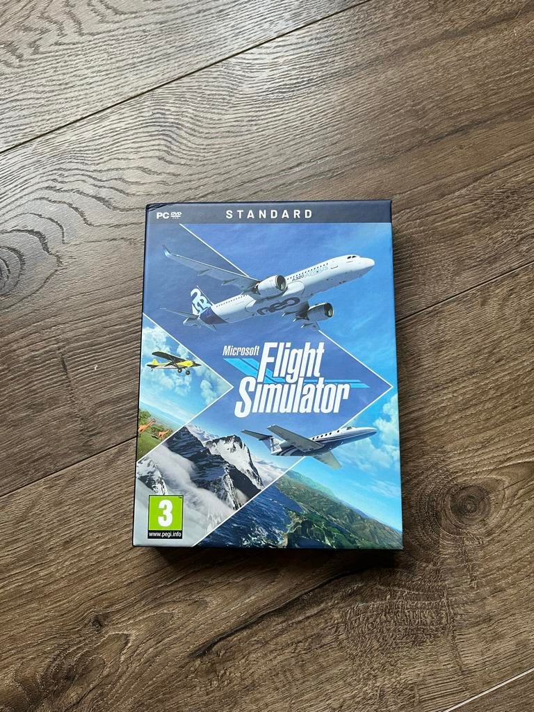 Microsoft Flight Simulator Standard (PC DVD), Spelcomputers en Games, Games | Pc, Zo goed als nieuw, Simulatie, 1 speler, Vanaf 3 jaar