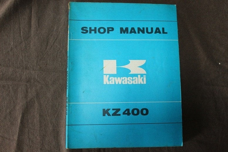 Kawasaki KZ400 1974 -1977 motorcycle shop manual KZ 400, Motoren, Ophalen of Verzenden, Kawasaki