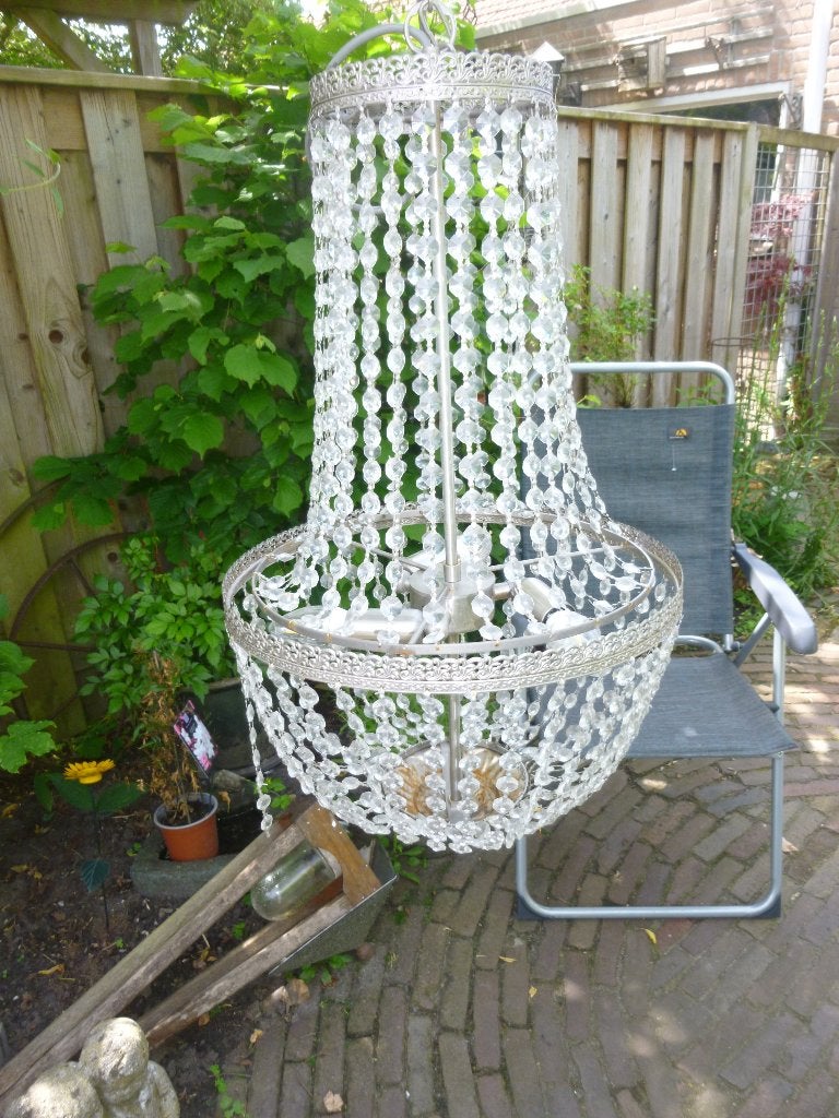 Hanglamp   kroonluchter, Ophalen, Gebruikt, E14 (klein)