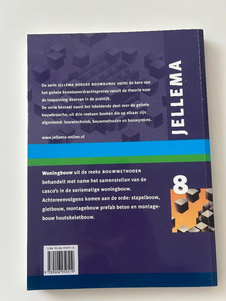 Bouwmethoden 8. Woningbouw - Jellema, Ophalen of Verzenden, Zo goed als nieuw, Bouwkunde
