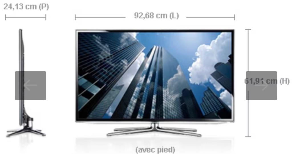 Lcd tv Samsung UE40ES6340, Ophalen, Gebruikt, 50 Hz, LCD