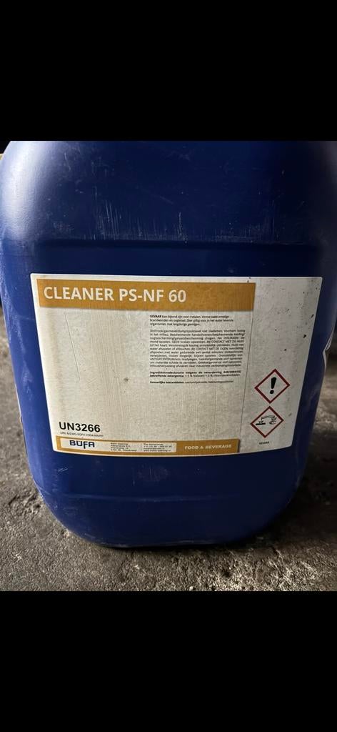 Büfa Cleaner PS-NF 60 industriële reiniger totaal 60 liter, Ophalen